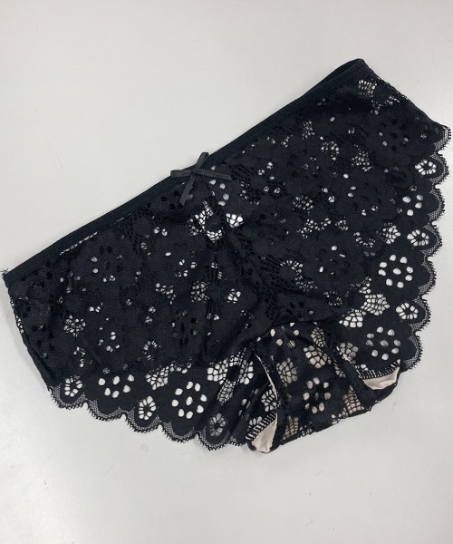 ブラジャー ショーツセット 花柄総レースコルセット風ブラ