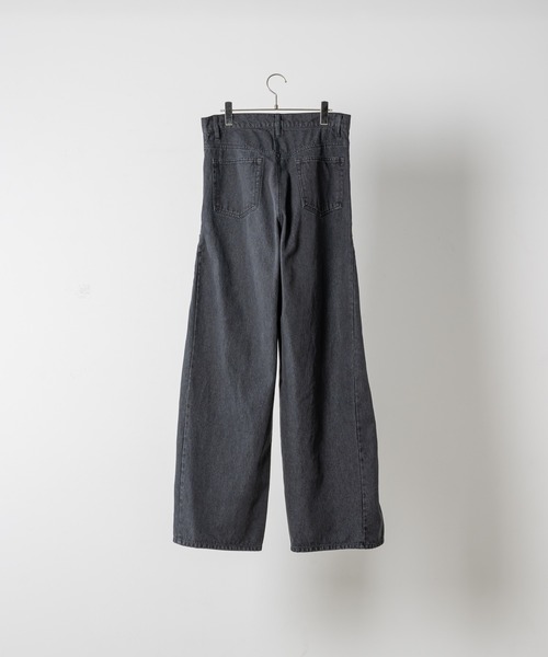 「soerte」 加工デニムパンツ 3 ブルー メンズ