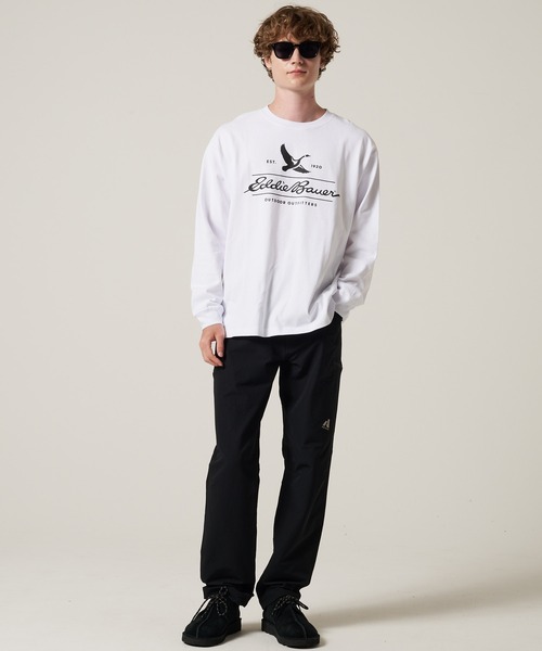 Eddie Bauer（エディーバウアー） tシャツ クラシックロゴ プリント