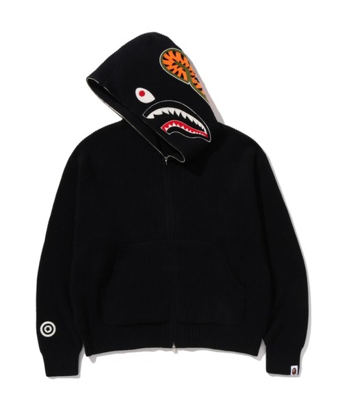 A BATHING APE（アベイシングエイプ） セーター ニット SHARK FULL ZIP