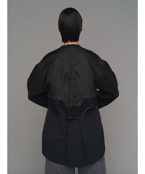 UN3D.（アンスリード） FLEECE DOCKING LAYERED TOP「セットアップ着用