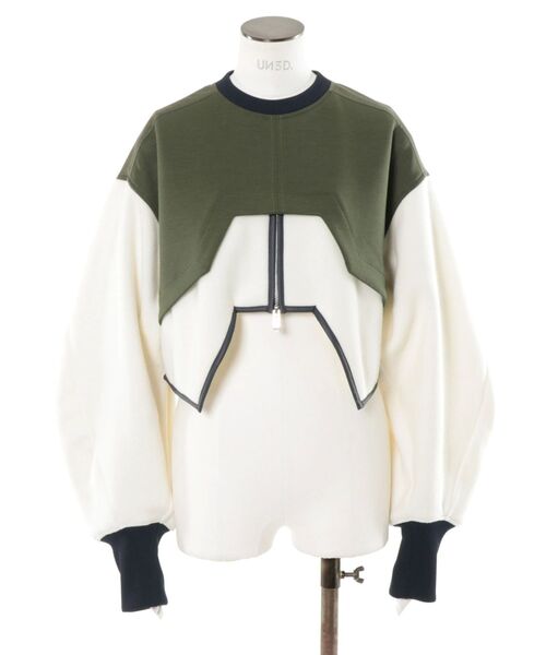 UN3D.（アンスリード） FLEECE DOCKING LAYERED TOP / フリース