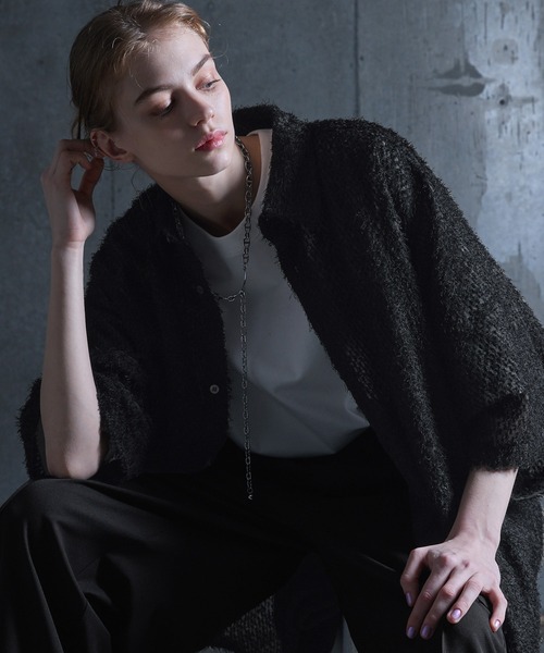 「SERACE」 半袖シャツ S ホワイト メンズ_画像3