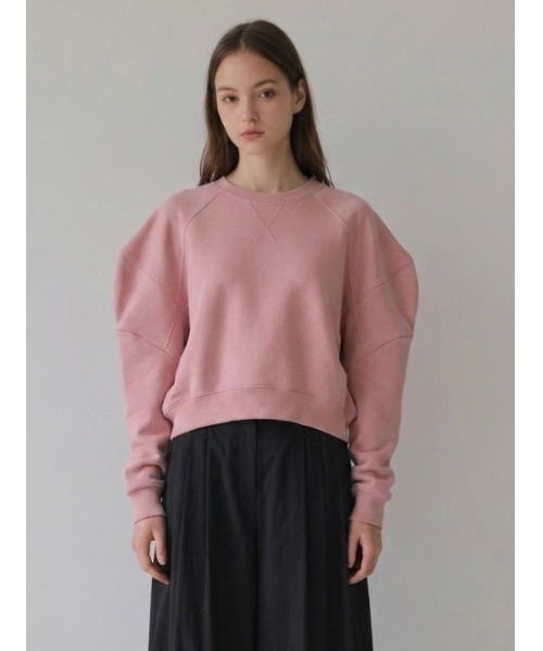 AMOMMA（アモマ） トレーナー スウェット PUFF SLEEVE SWEAT 起毛なし