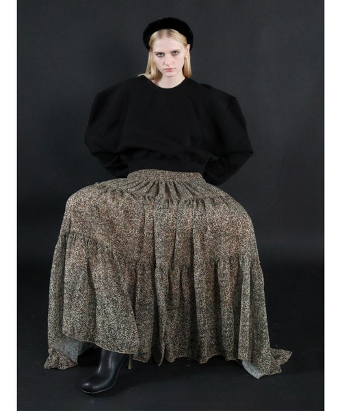 AMOMMA アモマ PUFF SLEEVE SWEAT　スウェット　　起毛なし AMOMMA（アモマ） トレーナー スウェット PUFF SLEEVE SWEAT 起毛なし