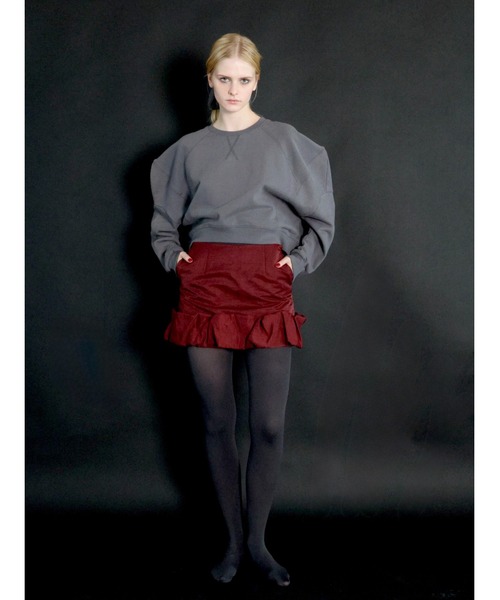 AMOMMA（アモマ） トレーナー スウェット PUFF SLEEVE SWEAT 起毛なし
