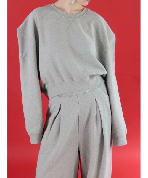 AMOMMA（アモマ） トレーナー スウェット PUFF SLEEVE SWEAT 起毛なし