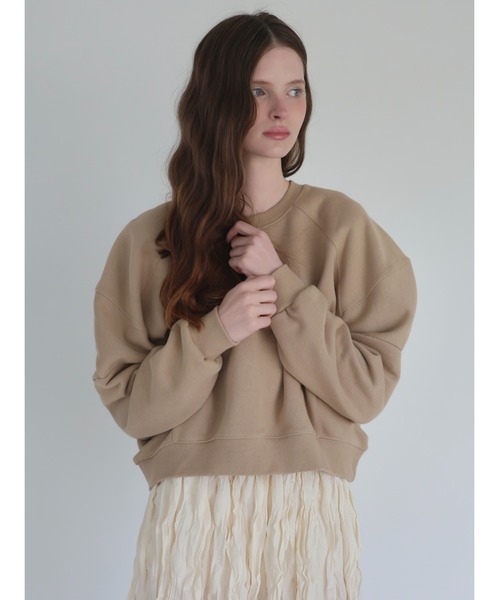 AMOMMA（アモマ） トレーナー スウェット PUFF SLEEVE SWEAT 起毛なし