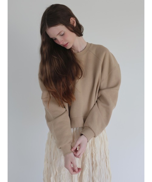 AMOMMA（アモマ） トレーナー スウェット PUFF SLEEVE SWEAT 起毛なし