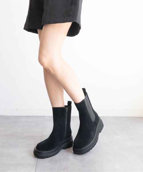 ブーツ サイドゴアミドルブーツ レディース : ZOZOTOWN Yahoo!店