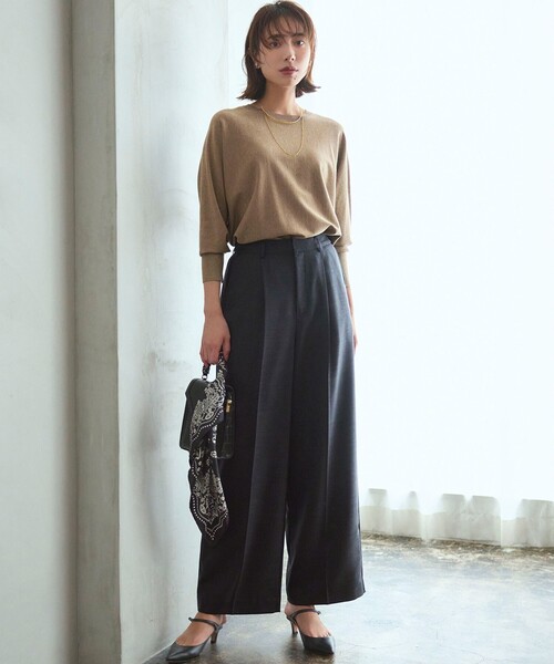 23区(ニジュウサンク) ニット セーター 「洗える/吊り干しOK」ヴィス 23区(ニジュウサンク) ニット セーター 「洗える/吊り干しOK」ヴィス