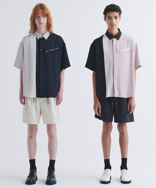 CULLNI（クルニ） 半袖シャツ 1 ネイビー メンズ : ZOZOTOWN Yahoo!店