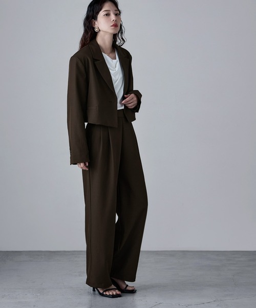 etoll.（エトル） ジャケット テーラードジャケット 「単品」ツイル