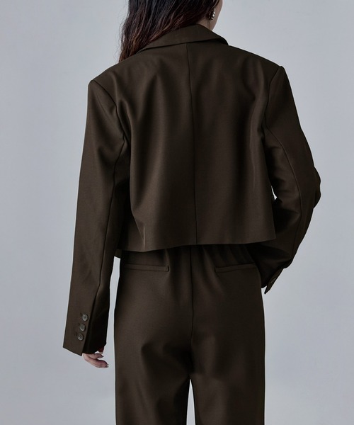 etoll.（エトル） ジャケット テーラードジャケット 「単品」ツイル