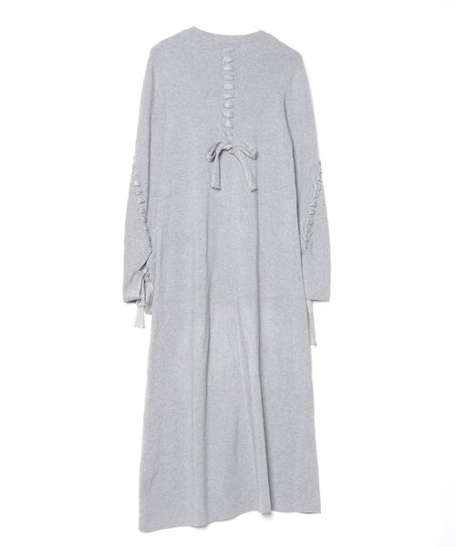 今季UN3D. 新品タグ付き42900円 サイズ38 ニットワンピース UN3D.（アンスリード） ワンピース COCOON KNIT OP / コクーンニット