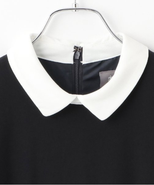 150｜ポンポネットジュニア 白襟ワンピース フォーマル　卒服 pom ponette junior（ポンポネット ジュニア） ワンピース 「卒服