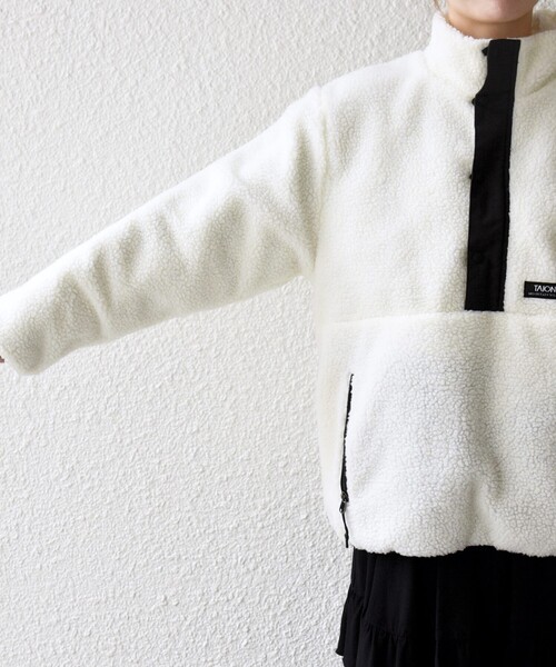 LOHEN ボトルネック レイヤードブルゾン　ホワイト OUTLET】ROXY ウィメンズ ALABAMA FULL ZIP SOLID スノー ベース