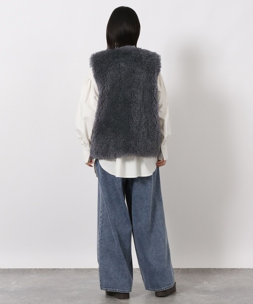 LAKOLE（ラコレ） ベスト ジレ シープファーベスト / 327801