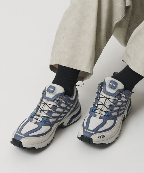 国内EXCLUSIVI]SALOMON ACS+スニーカー ホワイト/ネイビー SALOMON