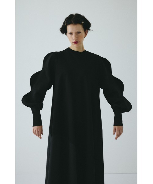 HeRIN.CYE ワンピース Mountain sleeve docking dress マウンテン