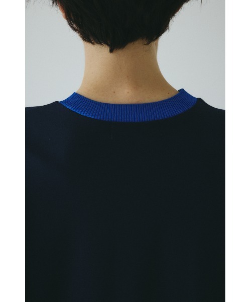 HeRIN.CYE ワンピース Mountain sleeve docking dress マウンテン