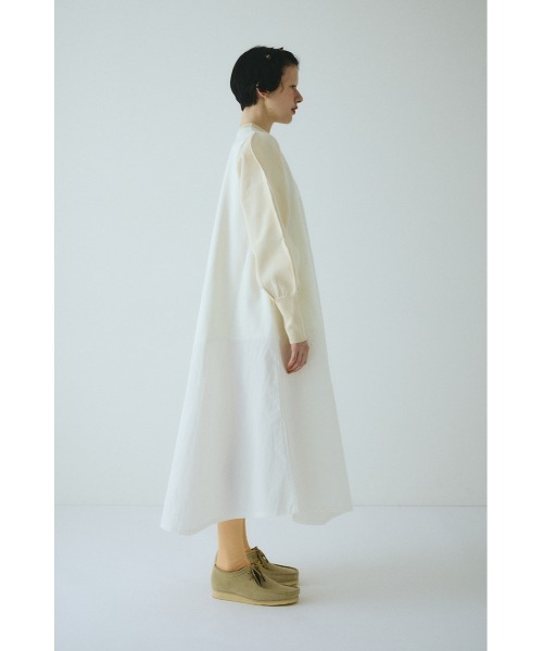 HeRIN.CYE ワンピース Mountain sleeve docking dress マウンテン