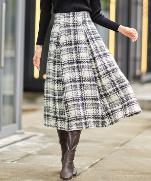 tocco closet（トッコ クローゼット） フレアスカート M アイボリー