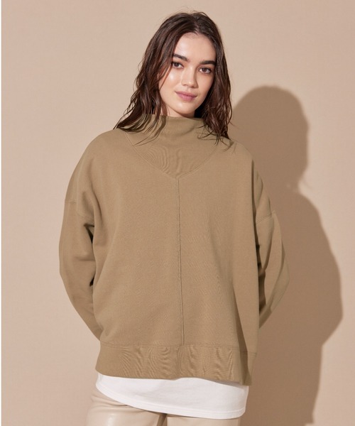 最終価格　新品未使用　Alexia stamベージュフリーストレーナーセット ALEXIA STAM（アリシアスタン） スウェットカットソー FREE ベージュ