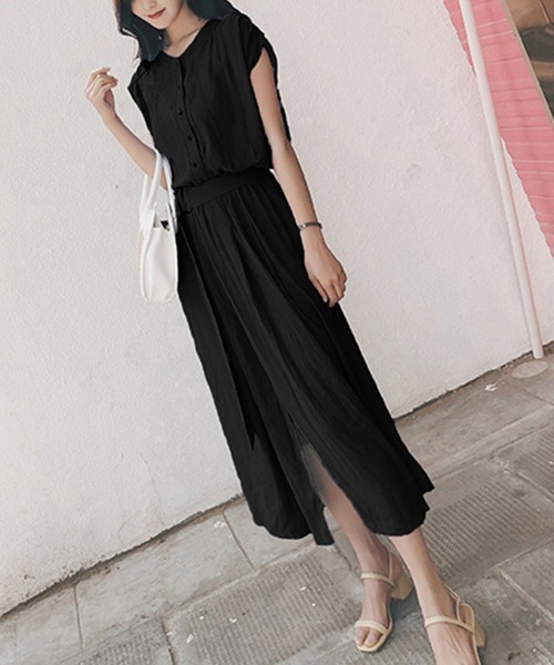 「Miniministore」 ノースリーブワンピース L ブルー レディース_画像2