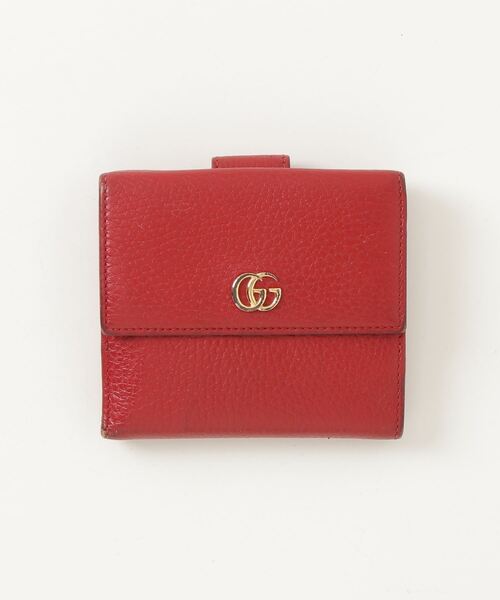 GUCCI 「GUCCI」 財布 - レッド レディース : ZOZOTOWN Yahoo!店