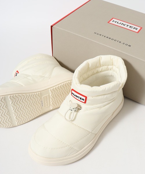 HUNTER（ハンター） ブーツ イン/アウト コージー パフ サイド ベント