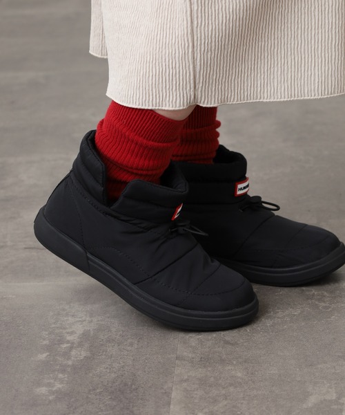 HUNTER（ハンター） ブーツ イン/アウト コージー パフ サイド ベント