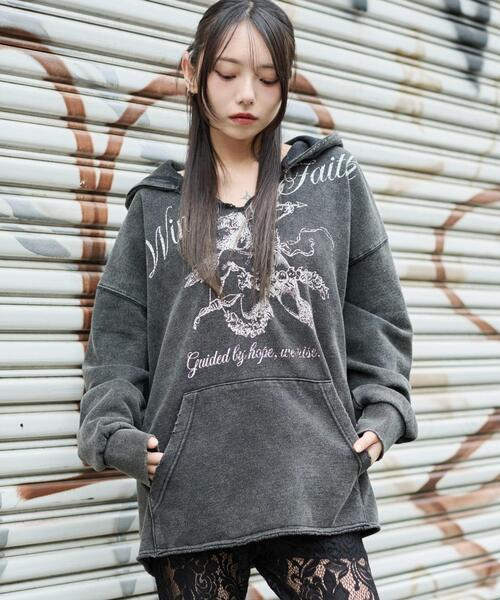 WEGO（ウィゴー） パーカー WEGO/「25年秋冬新作」ヴィンテージ