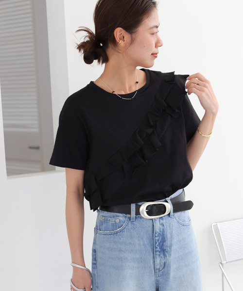 「JOURNAL STANDARD relume」 半袖Tシャツ FREE ホワイト レディース_画像6