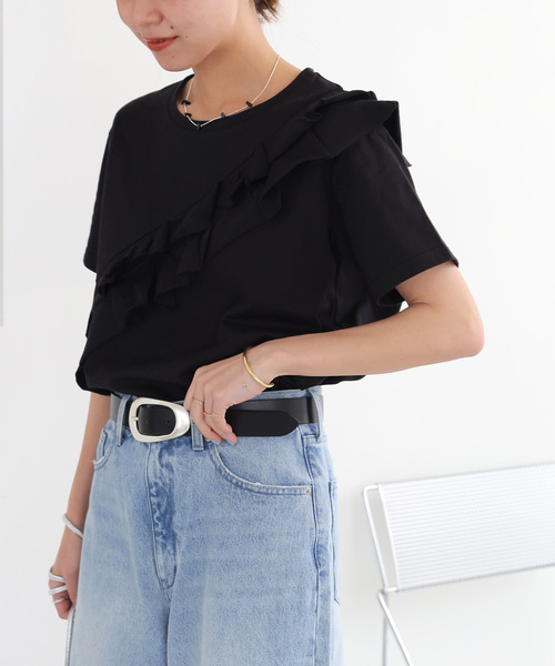 「JOURNAL STANDARD relume」 半袖Tシャツ FREE ホワイト レディース_画像7