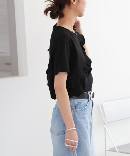 「JOURNAL STANDARD relume」 半袖Tシャツ FREE ホワイト レディース_画像8