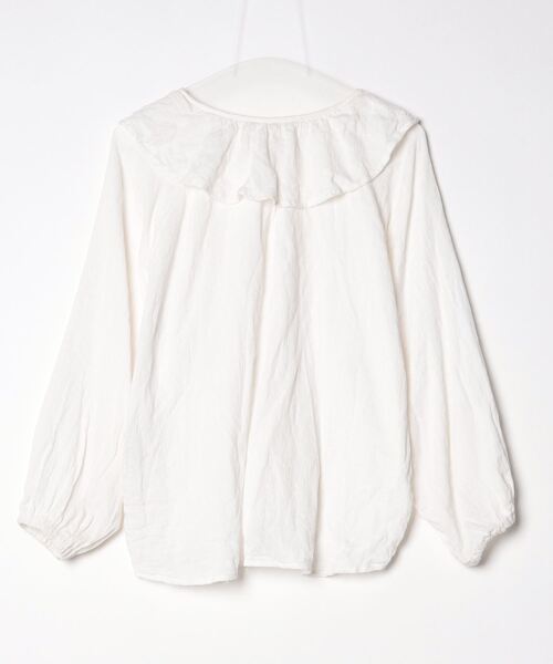 「marble sud」 長袖ブラウス FREE ホワイト レディース_画像2