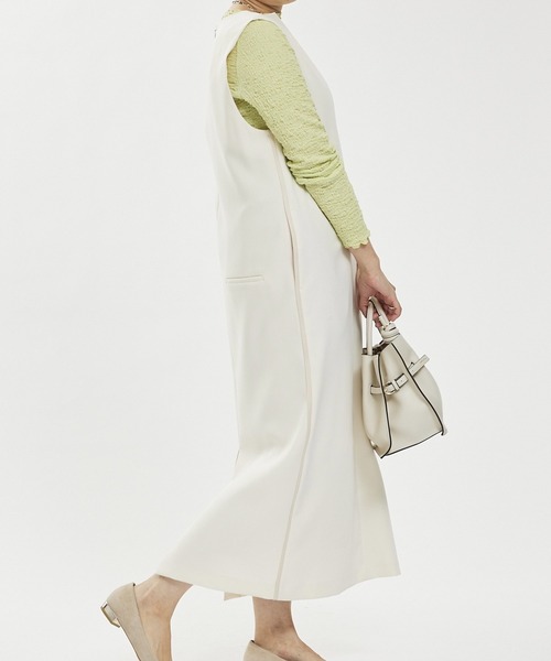 「abahouse mavie」 ノースリーブワンピース 36 ブラック レディース_画像7