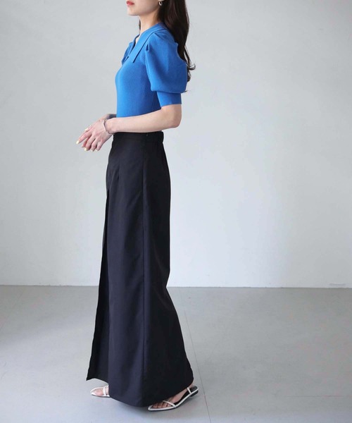 「cheriella」 半袖ニット M ブラック系その他 レディース_画像4