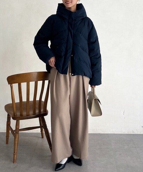 Chez toi（シェトワ） ダウンコート ダウンジャケット ボリューム