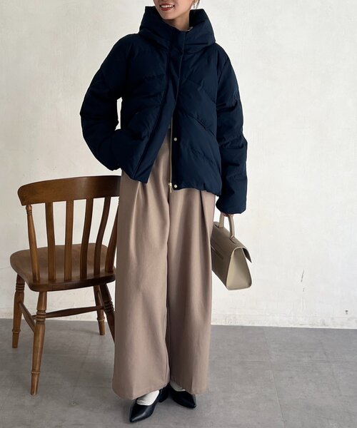 Chez toi（シェトワ） ダウンコート ダウンジャケット ボリューム