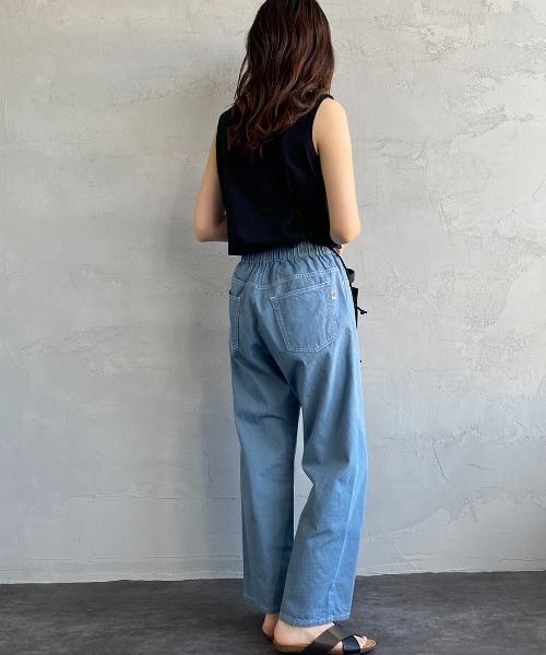 Danton（ダントン） イージーパンツ 36 ベージュ レディース