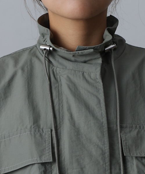「COLONY 2139」 ナイロンブルゾン FREE グレー レディース_画像3