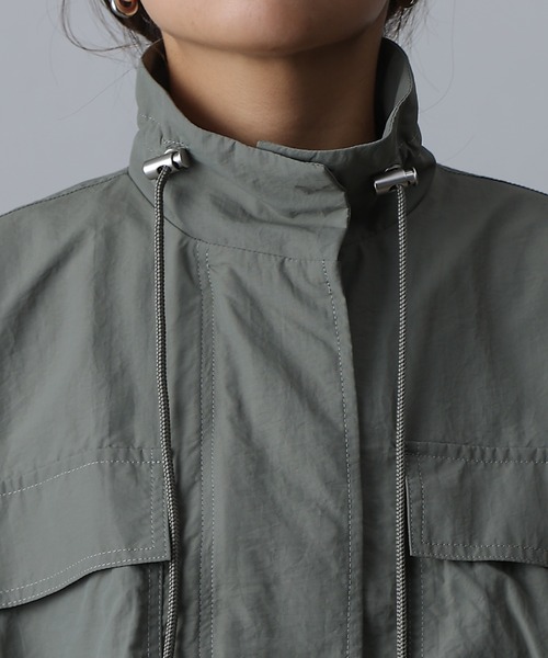「COLONY 2139」 ナイロンブルゾン FREE グレー レディース_画像7