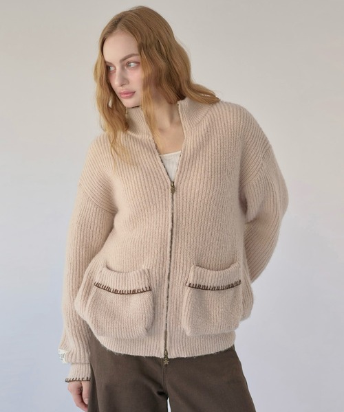 hazyl ニット セーター drivers knit / ドライバーズニット レディース