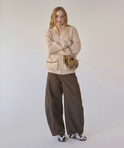 hazyl ニット セーター drivers knit / ドライバーズニット レディース