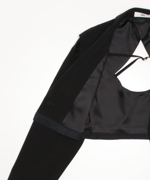 「RBS」 テーラードジャケット 1 ブラック レディース_画像3