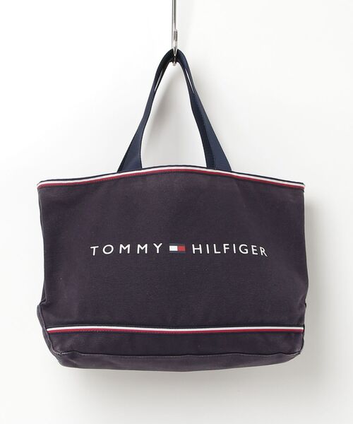 トミーヒルフィガー ネイビー トートバッグ TOMMY HILFIGER（トミーヒルフィガー）の「【オンライン限定】スモール