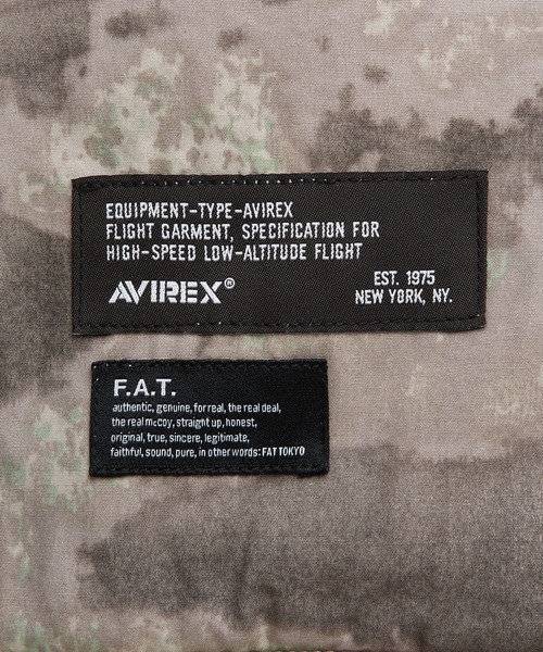 ブルゾン アウター 「AVIREX｜F.A.T.」A-65F.TAC / アヴィレックス / エフエイティー メンズ レディースの画像