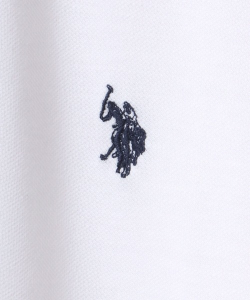 「U.S. POLO ASSN.」 半袖ポロシャツ L ダークグリーン メンズ_画像3